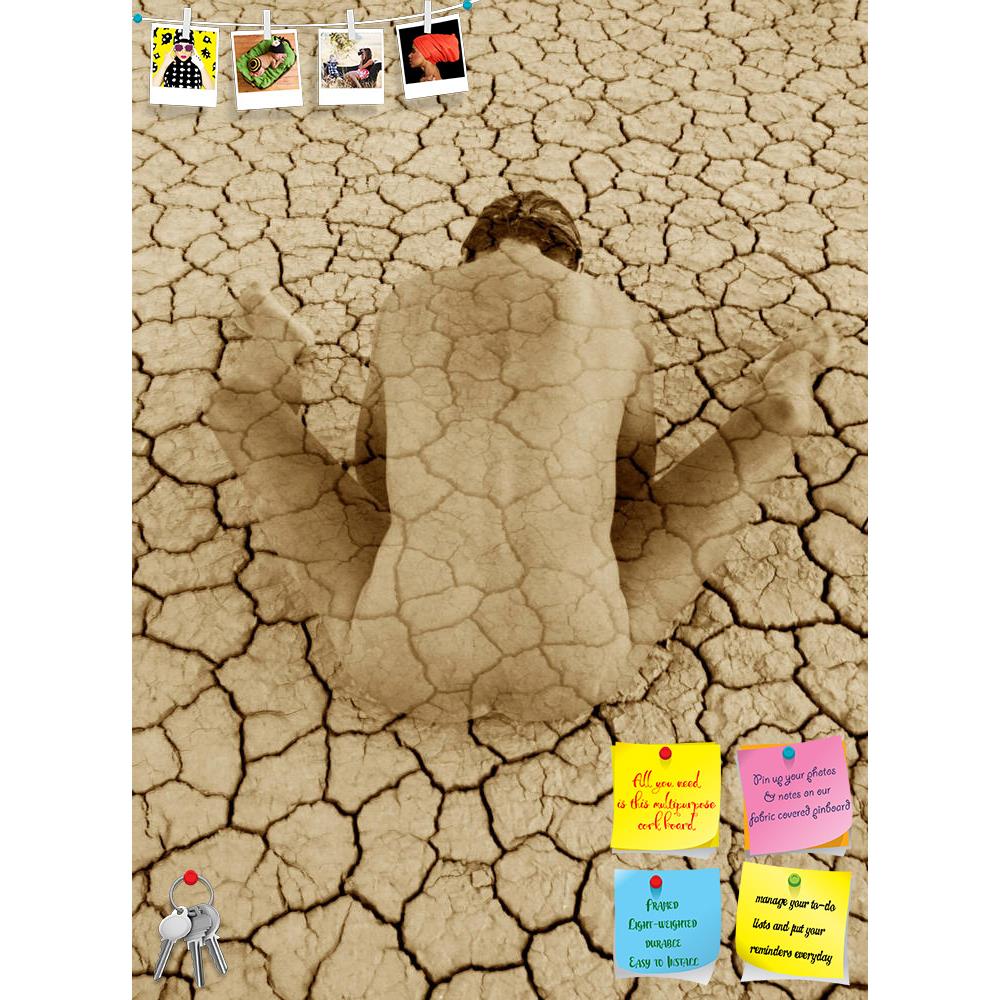 ArtzFolio Abstract Female Figure Coming From Cracked Clay Printed Bulletin Board Notice Pin Board Soft Board | Frameless-Bulletin Boards Frameless-AZSAO15512665BLB_FL_L-Image Code 5001592 Vishnu Image Folio Pvt Ltd, IC 5001592, ArtzFolio, Bulletin Boards Frameless, Conceptual, Figurative, Digital Art, abstract, female, figure, coming, from, cracked, clay, printed, bulletin, board, notice, pin, soft, frameless, be-coming, pin up board, push pin board, extra large cork board, big pin board, notice board, smal