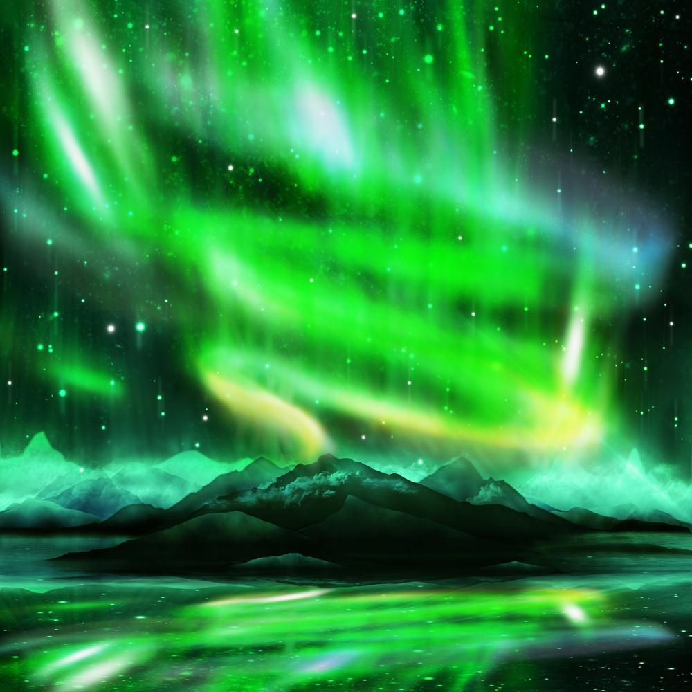 Northern Lights Aurora Borealis Canvas Painting Synthetic Frame-Paintings MDF Framing-AFF_FR-IC 5001596 IC 5001596, Astronomy, Black, Black and White, Cosmology, Dance, Landscapes, Mountains, Music and Dance, Nature, Realism, Scenic, Space, Stars, Surrealism, northern, lights, aurora, borealis, canvas, painting, synthetic, frame, alaska, above, adventure, aesthetic, atmosphere, beam, clear, clouds, dark, discharge, dream, fairytale, field, hills, illuminate, ionosphere, landscape, magnetic, mysterious, natu