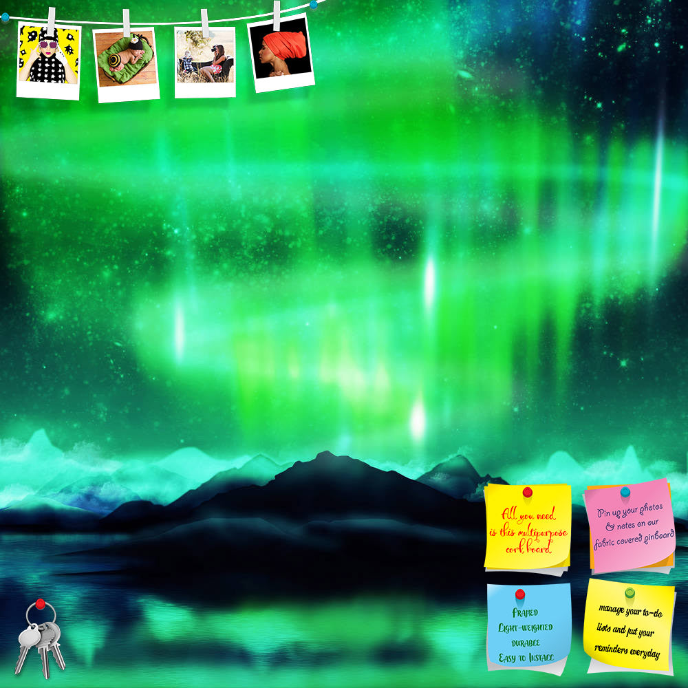 ArtzFolio Northern Lights Aurora Borealis D3 Printed Bulletin Board Notice Pin Board Soft Board | Frameless-Bulletin Boards Frameless-AZSAO15524594BLB_FL_L-Image Code 5001598 Vishnu Image Folio Pvt Ltd, IC 5001598, ArtzFolio, Bulletin Boards Frameless, Landscapes, Places, Digital Art, northern, lights, aurora, borealis, d3, printed, bulletin, board, notice, pin, soft, frameless, dramatic, landscape, adventure, aesthetic, alaska, astronomy, atmosphere, black, clear, clouds, dance, dark, discharge, dream, fai
