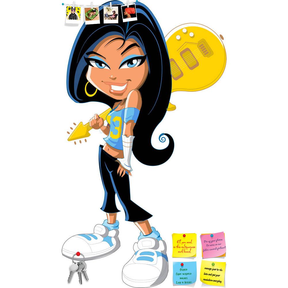 ArtzFolio Girl Musician With Guitar Printed Bulletin Board Notice Pin Board Soft Board | Frameless-Bulletin Boards Frameless-AZSAO15526963BLB_FL_L-Image Code 5001600 Vishnu Image Folio Pvt Ltd, IC 5001600, ArtzFolio, Bulletin Boards Frameless, Kids, Music & Dance, Digital Art, girl, musician, with, guitar, printed, bulletin, board, notice, pin, soft, frameless, pretty, cool, teenage, pin up board, push pin board, extra large cork board, big pin board, notice board, small bulletin board, cork board, wall not