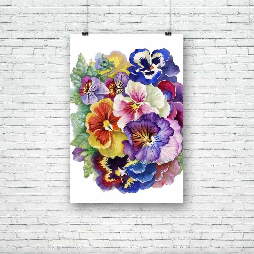 Viola Tricolor Unframed Paper Poster-Paper Posters Unframed-POS_UN-IC 5001605 IC 5001605, Ancient, Art and Paintings, Black and White, Botanical, Digital, Digital Art, Drawing, Floral, Flowers, Graphic, Historical, Illustrations, Medieval, Mother Mary, Nature, Paintings, Patterns, Seasons, Signs, Signs and Symbols, Sketches, Symbols, Vintage, Watercolour, White, viola, tricolor, unframed, paper, poster, flower, clip, art, watercolor, sketch, pansy, painting, painted, blossom, blue, botany, bouquet, card, co