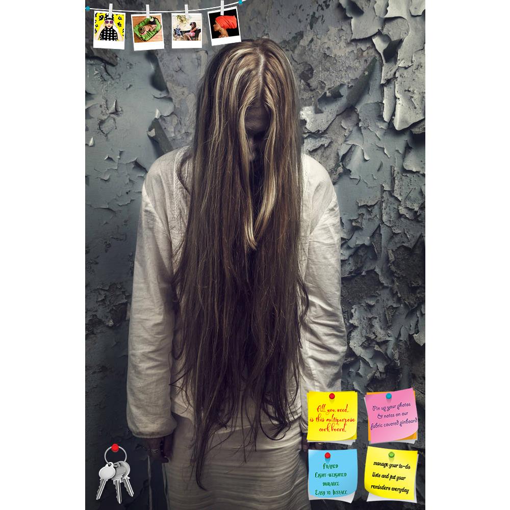 ArtzFolio Zombie Girl Printed Bulletin Board Notice Pin Board Soft Board | Frameless-Bulletin Boards Frameless-AZSAO15531191BLB_FL_L-Image Code 5001608 Vishnu Image Folio Pvt Ltd, IC 5001608, ArtzFolio, Bulletin Boards Frameless, Fantasy, Photography, zombie, girl, printed, bulletin, board, notice, pin, soft, frameless, loong, hair, abandoned, building, pin up board, push pin board, extra large cork board, big pin board, notice board, small bulletin board, cork board, wall notice board, giant cork board, bu