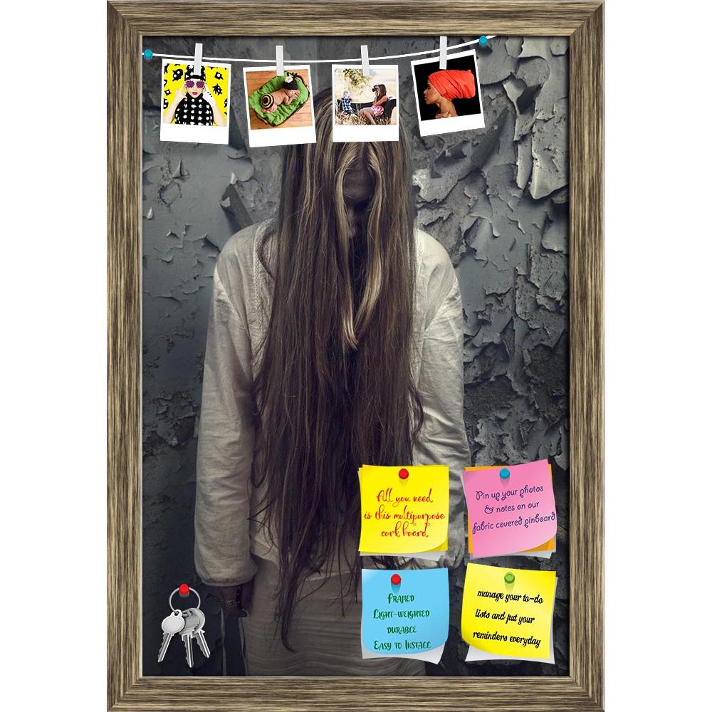 ArtzFolio Zombie Girl Printed Bulletin Board Notice Pin Board Soft Board | Framed-Bulletin Boards Framed-AZSAO15531191BLB_FR_L-Image Code 5001608 Vishnu Image Folio Pvt Ltd, IC 5001608, ArtzFolio, Bulletin Boards Framed, Fantasy, Photography, zombie, girl, printed, bulletin, board, notice, pin, soft, framed, loong, hair, abandoned, building, pin up board, push pin board, extra large cork board, big pin board, notice board, small bulletin board, cork board, wall notice board, giant cork board, bulletin board