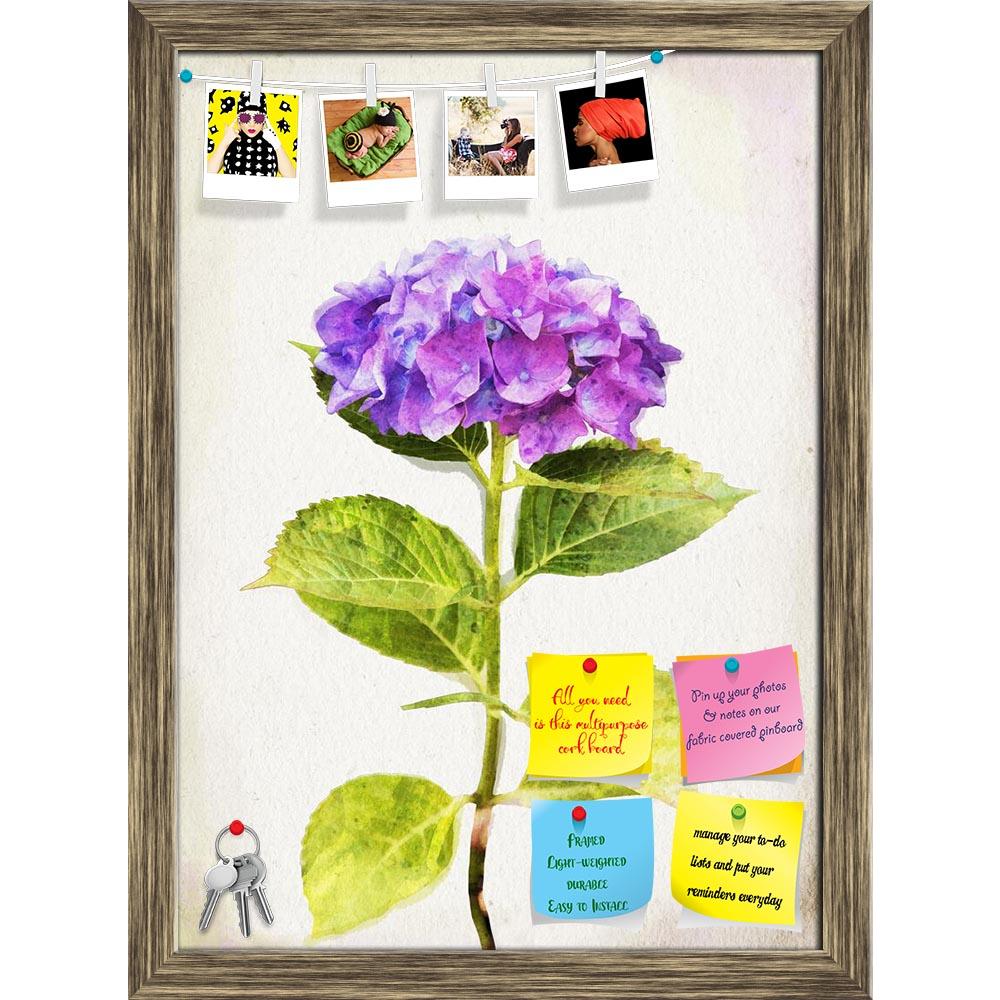 ArtzFolio Watercolor Blue Hydrangea Printed Bulletin Board Notice Pin Board Soft Board | Framed-Bulletin Boards Framed-AZSAO15568527BLB_FR_L-Image Code 5001618 Vishnu Image Folio Pvt Ltd, IC 5001618, ArtzFolio, Bulletin Boards Framed, Floral, Vintage, Fine Art Reprint, watercolor, blue, hydrangea, printed, bulletin, board, notice, pin, soft, framed, illustration, background, pin up board, push pin board, extra large cork board, big pin board, notice board, small bulletin board, cork board, wall notice board