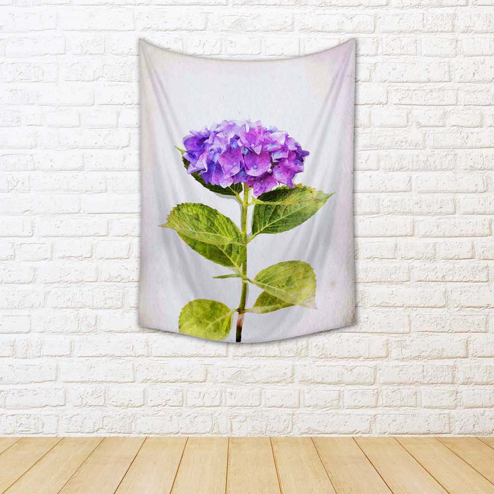 ArtzFolio Watercolor Blue Hydrangea Fabric Tapestry Wall Hanging-Tapestries-AZART15568527TAP_L-Image Code 5001618 Vishnu Image Folio Pvt Ltd, IC 5001618, ArtzFolio, Tapestries, Floral, Vintage, Fine Art Reprint, watercolor, blue, hydrangea, fabric, tapestry, wall, hanging, illustration, background, room tapestry, hanging tapestry, huge tapestry, amazonbasics, tapestry cloth, fabric wall hanging, unique tapestries, wall tapestry, small tapestry, tapestry wall decor, cheap tapestries, affordable tapestries, t