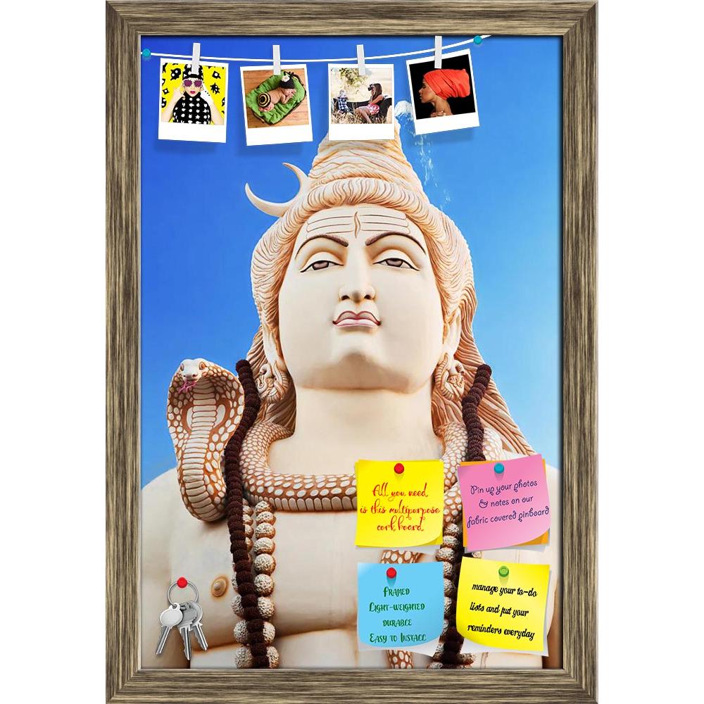 ArtzFolio Lord Shiva in Bangalore, India D1 Printed Bulletin Board Notice Pin Board Soft Board | Framed-Bulletin Boards Framed-AZSAO15597208BLB_FR_L-Image Code 5001619 Vishnu Image Folio Pvt Ltd, IC 5001619, ArtzFolio, Bulletin Boards Framed, Religious, Photography, lord, shiva, in, bangalore, india, d1, printed, bulletin, board, notice, pin, soft, framed, statue, pin up board, push pin board, extra large cork board, big pin board, notice board, small bulletin board, cork board, wall notice board, giant cor