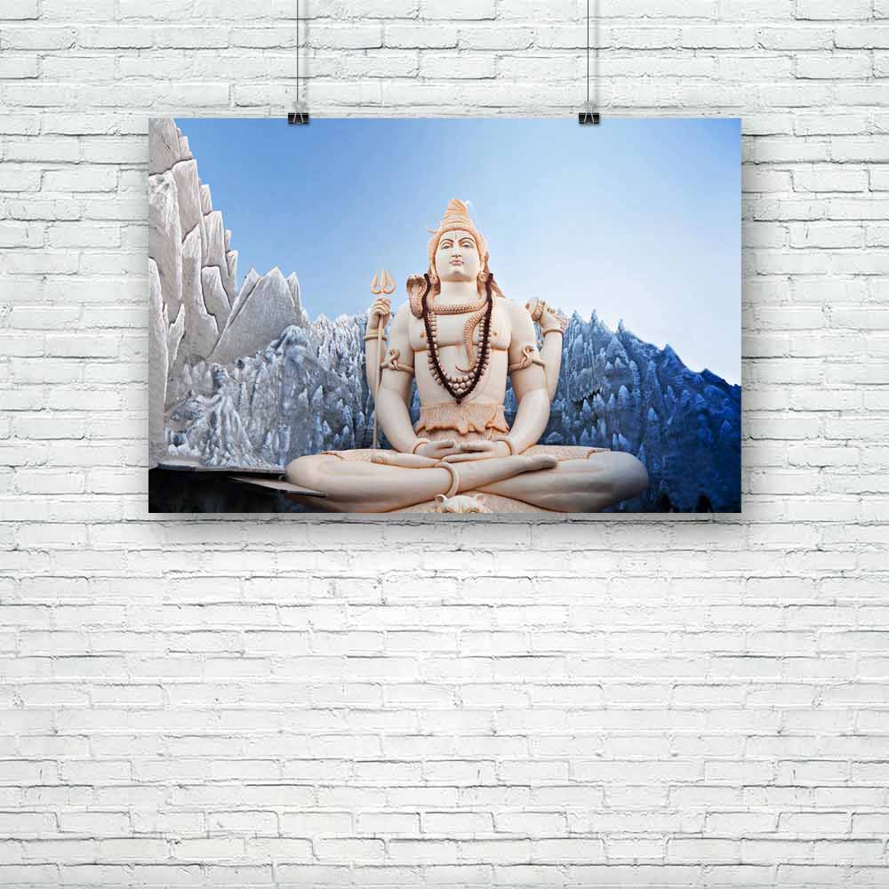 Lord Shiva in Bangalore, India D2 Unframed Paper Poster-Paper Posters Unframed-POS_UN-IC 5001620 IC 5001620, Asian, Automobiles, Culture, Ethnic, God Shiv, Hinduism, Indian, Marble and Stone, Religion, Religious, Spiritual, Traditional, Transportation, Travel, Tribal, Vehicles, World Culture, lord, shiva, in, bangalore, india, d2, unframed, paper, poster, asia, beads, belief, big, blessing, carved, closeup, cobra, deity, devotion, faith, gesture, gesturing, god, hindu, holy, idol, karnataka, lotus, mala, me