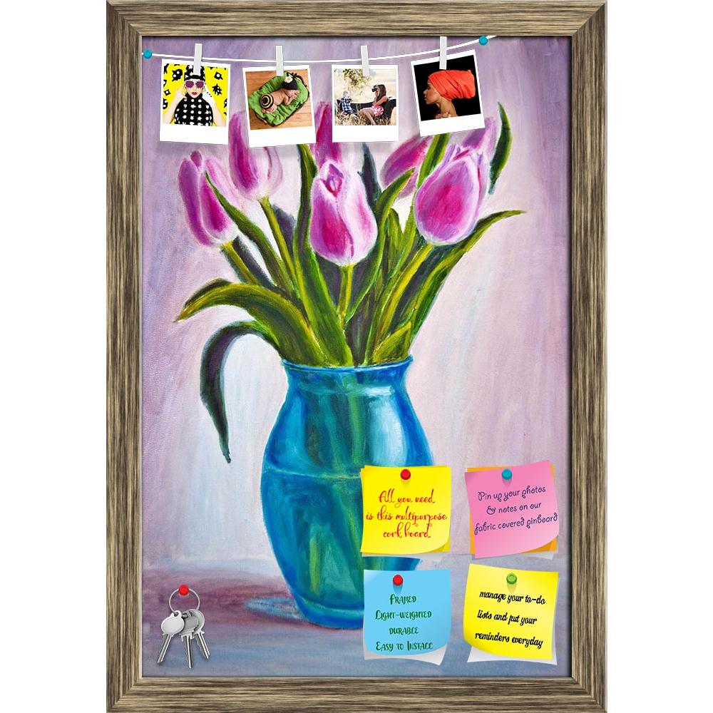ArtzFolio Still Life With Tulips Printed Bulletin Board Notice Pin Board Soft Board | Framed-Bulletin Boards Framed-AZSAO15617567BLB_FR_L-Image Code 5001624 Vishnu Image Folio Pvt Ltd, IC 5001624, ArtzFolio, Bulletin Boards Framed, Floral, Still Life, Fine Art Reprint, still, life, with, tulips, printed, bulletin, board, notice, pin, soft, framed, oil, painting, canvas, pin up board, push pin board, extra large cork board, big pin board, notice board, small bulletin board, cork board, wall notice board, gia