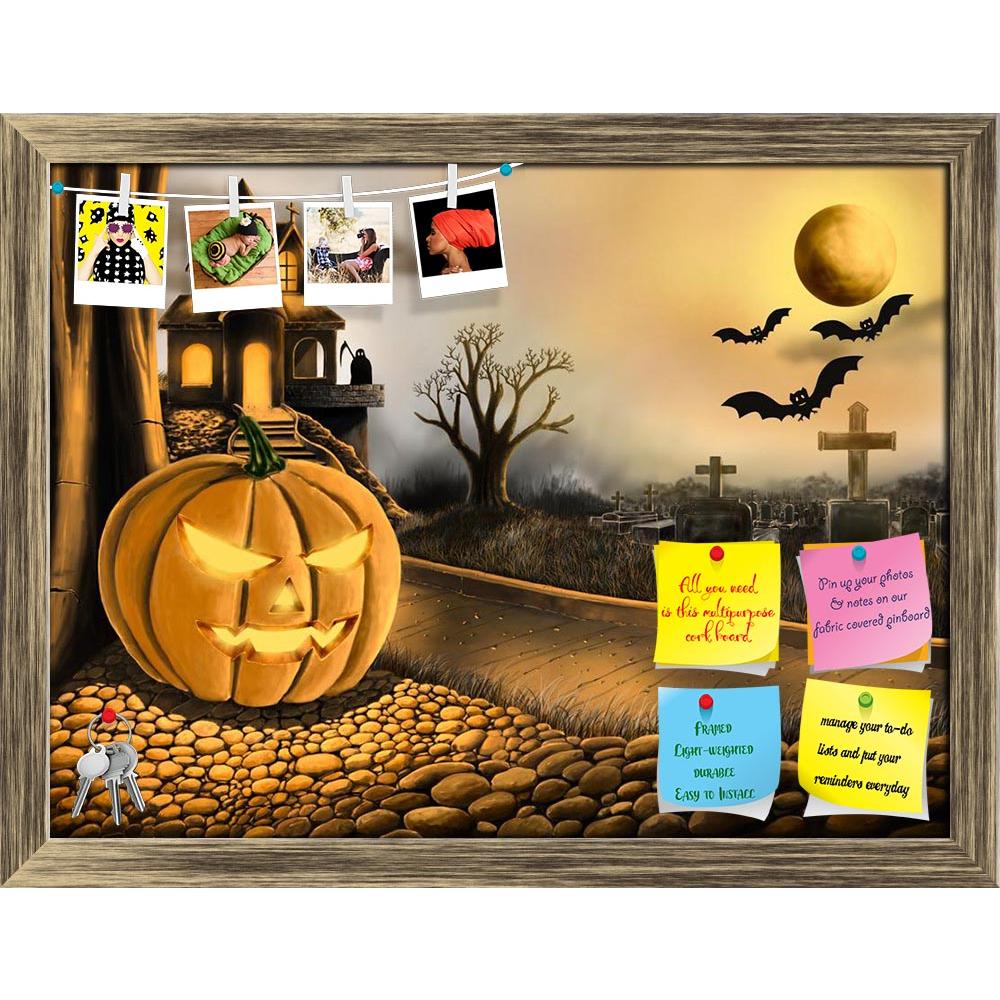 ArtzFolio Halloween Concept D1 Printed Bulletin Board Notice Pin Board Soft Board | Framed-Bulletin Boards Framed-AZSAO15628607BLB_FR_L-Image Code 5001628 Vishnu Image Folio Pvt Ltd, IC 5001628, ArtzFolio, Bulletin Boards Framed, Fantasy, Digital Art, halloween, concept, d1, printed, bulletin, board, notice, pin, soft, framed, digital, paint, pin up board, push pin board, extra large cork board, big pin board, notice board, small bulletin board, cork board, wall notice board, giant cork board, bulletin boar