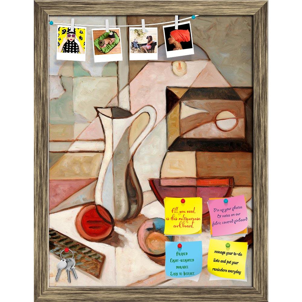 ArtzFolio Artwork Of Still Life Printed Bulletin Board Notice Pin Board Soft Board | Framed-Bulletin Boards Framed-AZSAO15674084BLB_FR_L-Image Code 5001635 Vishnu Image Folio Pvt Ltd, IC 5001635, ArtzFolio, Bulletin Boards Framed, Surrealism, Fine Art Reprint, artwork, of, still, life, printed, bulletin, board, notice, pin, soft, framed, abstract, oil, painting, pitcher, fruits, pin up board, push pin board, extra large cork board, big pin board, notice board, small bulletin board, cork board, wall notice b
