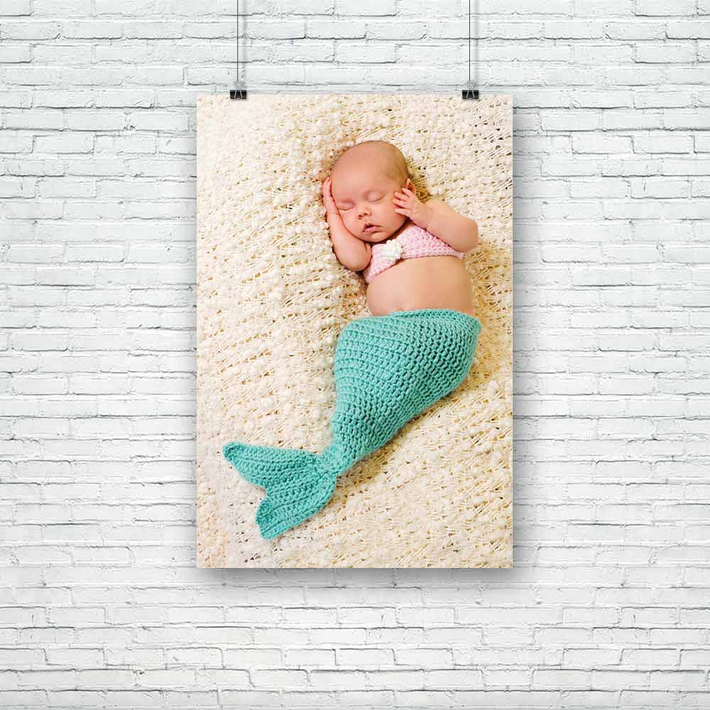 Newborn Baby Girl D1 Unframed Paper Poster-Paper Posters Unframed-POS_UN-IC 5001636 IC 5001636, Asian, Baby, Children, Individuals, Kids, Mermaid, Portraits, newborn, girl, d1, unframed, paper, poster, sleeping, adorable, caucasian, color, image, costume, crochet, crocheted, cute, eyes, closed, female, human, infant, innocence, innocent, lying, down, new, one, person, portrait, relax, relaxing, turquoise, artzfolio, posters, wall posters, posters for room, posters for room decoration, office poster, door po