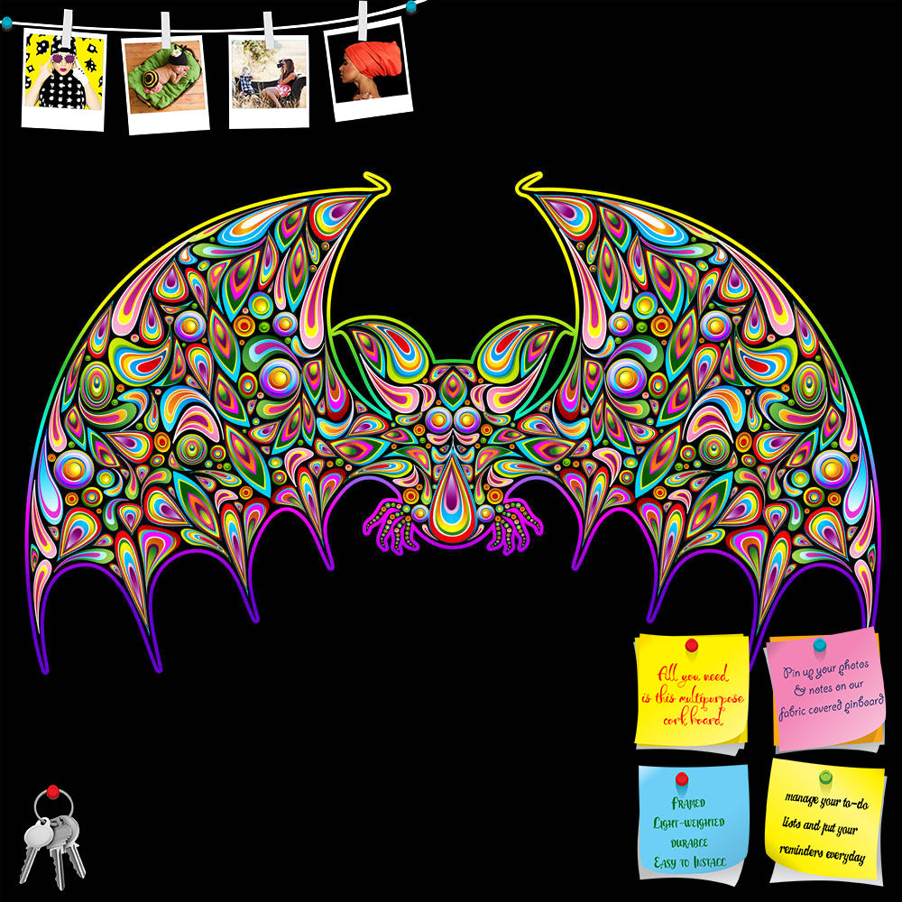 ArtzFolio Bat Psychedelic Art Design Printed Bulletin Board Notice Pin Board Soft Board | Frameless-Bulletin Boards Frameless-AZSAO15678771BLB_FL_L-Image Code 5001637 Vishnu Image Folio Pvt Ltd, IC 5001637, ArtzFolio, Bulletin Boards Frameless, Birds, Kids, Digital Art, bat, psychedelic, art, design, printed, bulletin, board, notice, pin, soft, frameless, pin up board, push pin board, extra large cork board, big pin board, notice board, small bulletin board, cork board, wall notice board, giant cork board, 