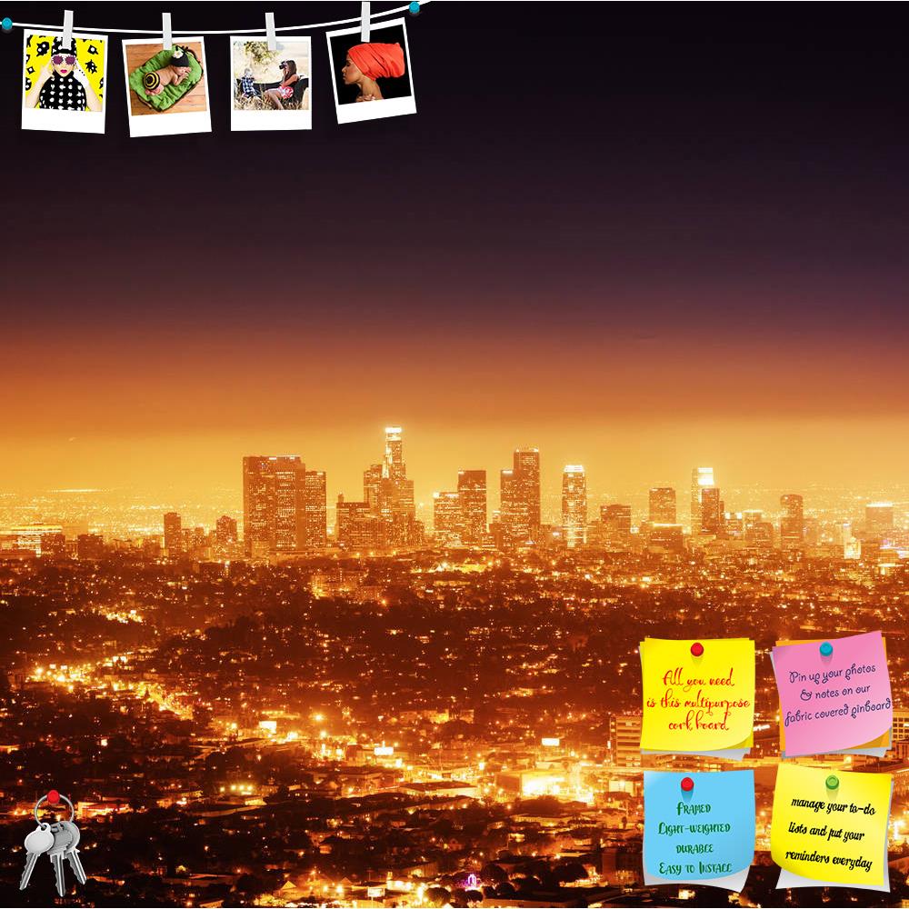 ArtzFolio Los Angeles At Night, USA Printed Bulletin Board Notice Pin Board Soft Board | Frameless-Bulletin Boards Frameless-AZSAO15789130BLB_FL_L-Image Code 5001655 Vishnu Image Folio Pvt Ltd, IC 5001655, ArtzFolio, Bulletin Boards Frameless, Places, Photography, los, angeles, at, night, usa, printed, bulletin, board, notice, pin, soft, frameless, illuminated, city, downtown, skyline, cityscape, sky, black, copyspace, glow, california, landmark, horizon, la, yellow, pink, gradient, scenic, landscape, trave