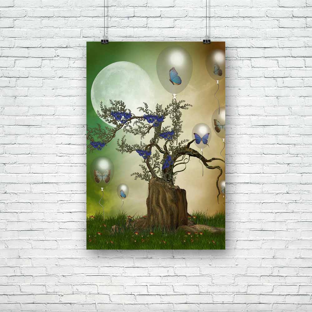 Butterflies In Cristal Balloon In The Garden Unframed Paper Poster-Paper Posters Unframed-POS_UN-IC 5001659 IC 5001659, Animals, Art and Paintings, Baby, Botanical, Children, Digital, Digital Art, Fantasy, Floral, Flowers, Graphic, Kids, Landscapes, Nature, Scenic, butterflies, in, cristal, balloon, the, garden, unframed, paper, poster, amazing, animal, art, backdrops, background, beautiful, dream, fae, fairy, fairytale, fantastic, fire, landscape, legend, magic, manipulation, mist, misty, myth, mythology, 