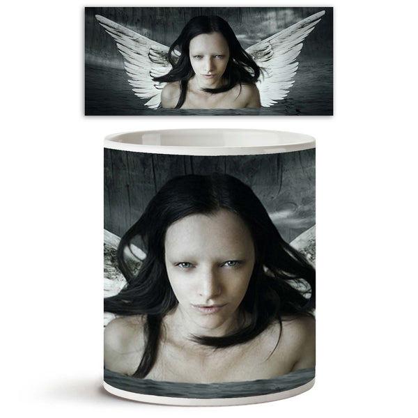 Angel Comes Out Of The Water Ceramic Coffee Tea Mug Inside White-Coffee Mugs-MUG-IC 5001667 IC 5001667, Art and Paintings, Collages, Fantasy, Gothic, Individuals, Portraits, Realism, Spiritual, Surrealism, angel, comes, out, of, the, water, ceramic, coffee, tea, mug, inside, white, angelic, art, artistic, background, beautiful, collage, dark, environment, female, girl, goth, hair, horizontal, imagination, imagine, invention, inventive, make, up, model, mysterious, mystery, occult, portrait, pose, posing, re