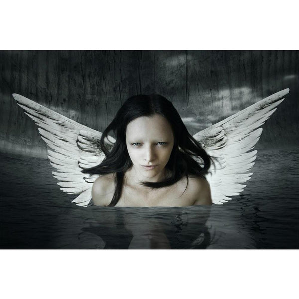 Angel Comes Out Of The Water Unframed Paper Poster-Paper Posters Unframed-POS_UN-IC 5001667 IC 5001667, Art and Paintings, Collages, Fantasy, Gothic, Individuals, Portraits, Realism, Spiritual, Surrealism, angel, comes, out, of, the, water, unframed, paper, wall, poster, angelic, art, artistic, background, beautiful, collage, dark, environment, female, girl, goth, hair, horizontal, imagination, imagine, invention, inventive, make, up, model, mysterious, mystery, occult, portrait, pose, posing, reflection, s