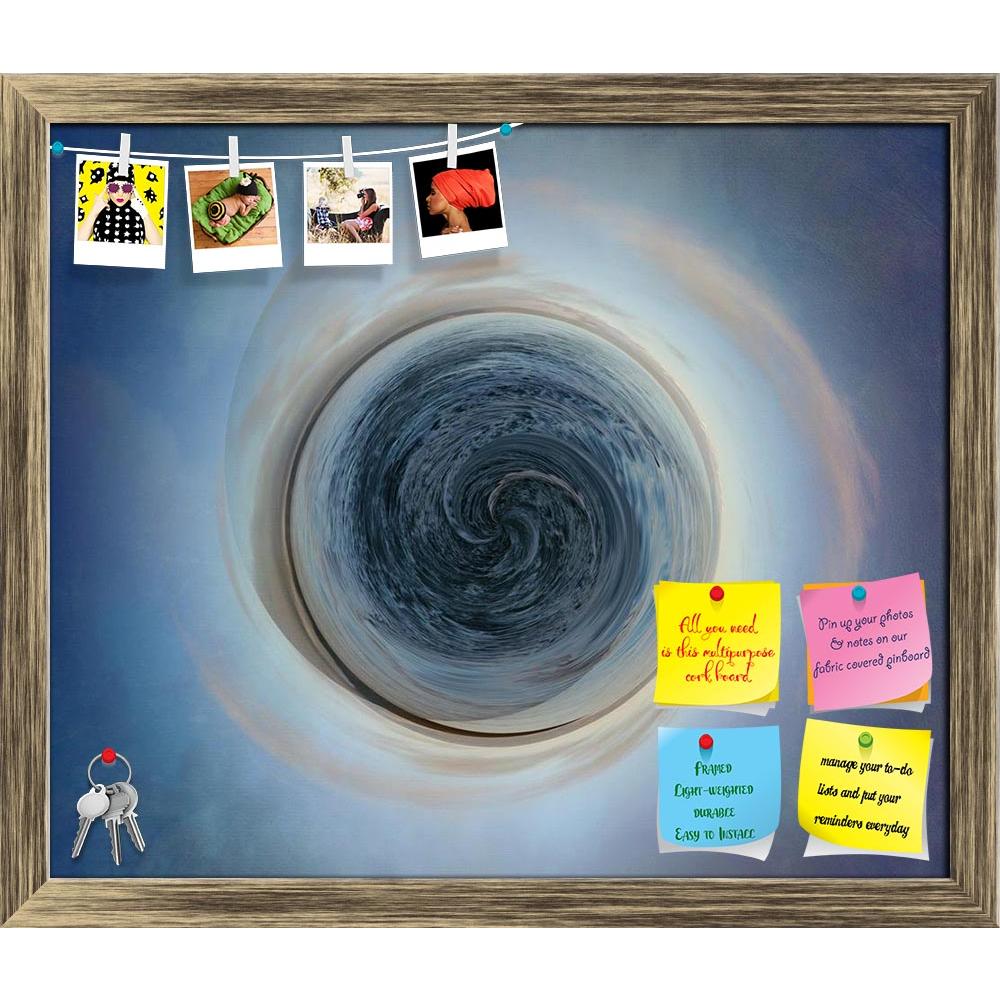 ArtzFolio Little Planet Made From Swirling Water Of The Sea Printed Bulletin Board Notice Pin Board Soft Board | Framed-Bulletin Boards Framed-AZSAO15908250BLB_FR_L-Image Code 5001673 Vishnu Image Folio Pvt Ltd, IC 5001673, ArtzFolio, Bulletin Boards Framed, Abstract, Digital Art, little, planet, made, from, swirling, water, of, the, sea, printed, bulletin, board, notice, pin, soft, framed, pin up board, push pin board, extra large cork board, big pin board, notice board, small bulletin board, cork board, w