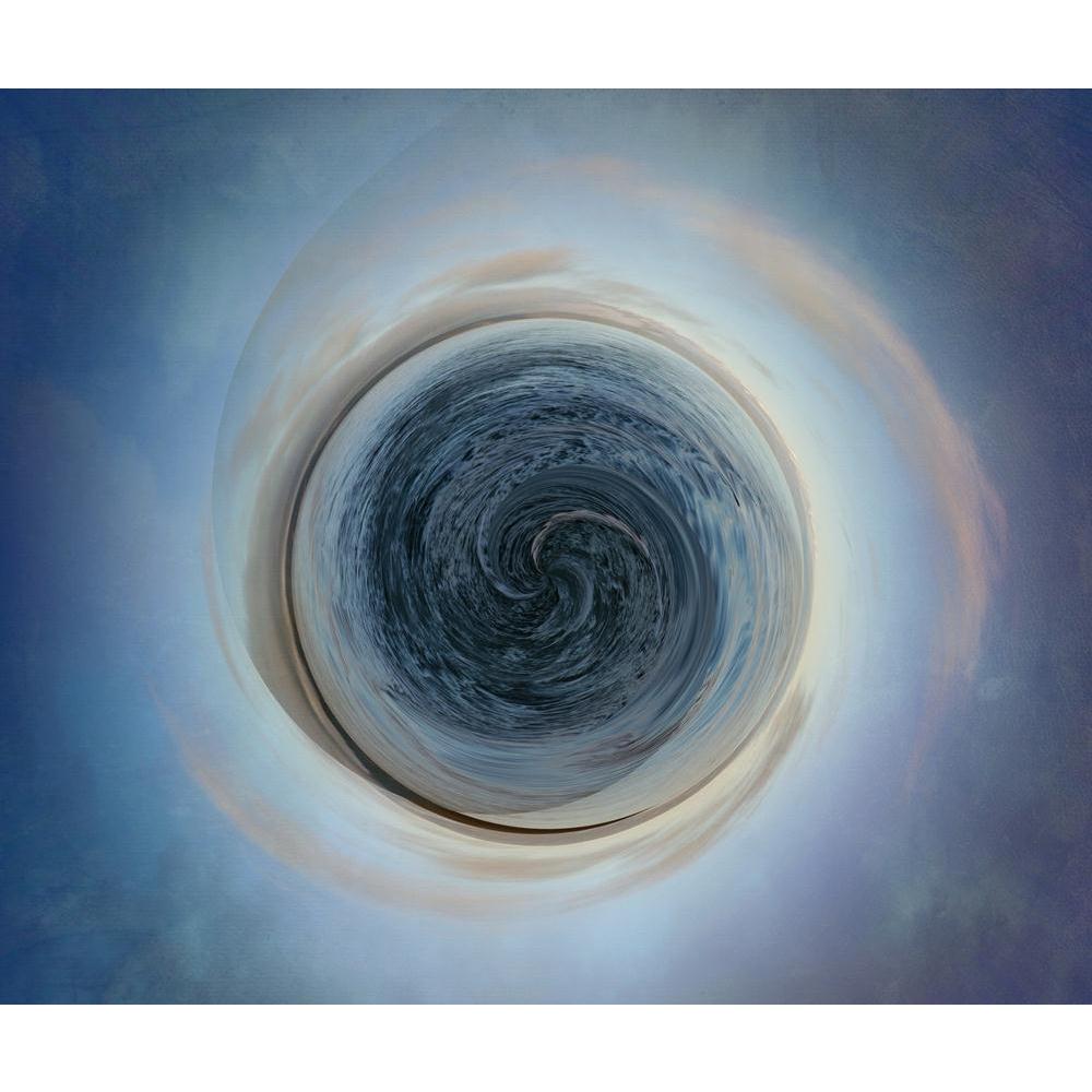 Little Planet Made From Swirling Water Of The Sea Canvas Painting Synthetic Frame-Paintings MDF Framing-AFF_FR-IC 5001673 IC 5001673, Astronomy, Circle, Cosmology, Space, Surrealism, little, planet, made, from, swirling, water, of, the, sea, canvas, painting, synthetic, frame, blue, clouds, ocean, surreal, swirl, twirl, artzfolio, wall decor for living room, wall frames for living room, frames for living room, wall art, canvas painting, wall frame, scenery, panting, paintings for living room, framed wall ar