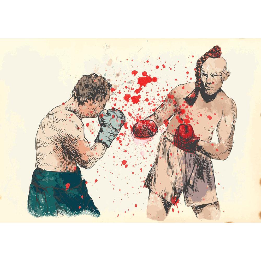 Boxing Men Canvas Painting Synthetic Frame-Paintings MDF Framing-AFF_FR-IC 5001676 IC 5001676, Ancient, Art and Paintings, Drawing, Entertainment, Historical, Illustrations, Love, Medieval, Romance, Sketches, Sports, Vintage, boxing, men, canvas, painting, synthetic, frame, arena, art, artistic, artwork, attack, authentic, beat, blood, blow, box, glove, boys, champion, combat, competition, craft, defense, draw, fight, fighter, fine, fitness, fun, hard, hit, hurt, illustration, knock, match, mittens, picture