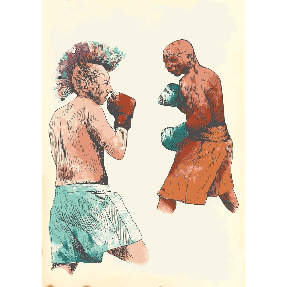 Boxing Men Canvas Painting Synthetic Frame-Paintings MDF Framing-AFF_FR-IC 5001677 IC 5001677, Ancient, Art and Paintings, Drawing, Entertainment, Historical, Illustrations, Love, Medieval, Romance, Sketches, Sports, Vintage, boxing, men, canvas, painting, synthetic, frame, arena, art, artistic, artwork, attack, authentic, beat, blood, blow, box, glove, boys, champion, combat, competition, craft, defense, draw, fight, fighter, fine, fitness, fun, hard, hit, hurt, illustration, knock, match, mittens, picture