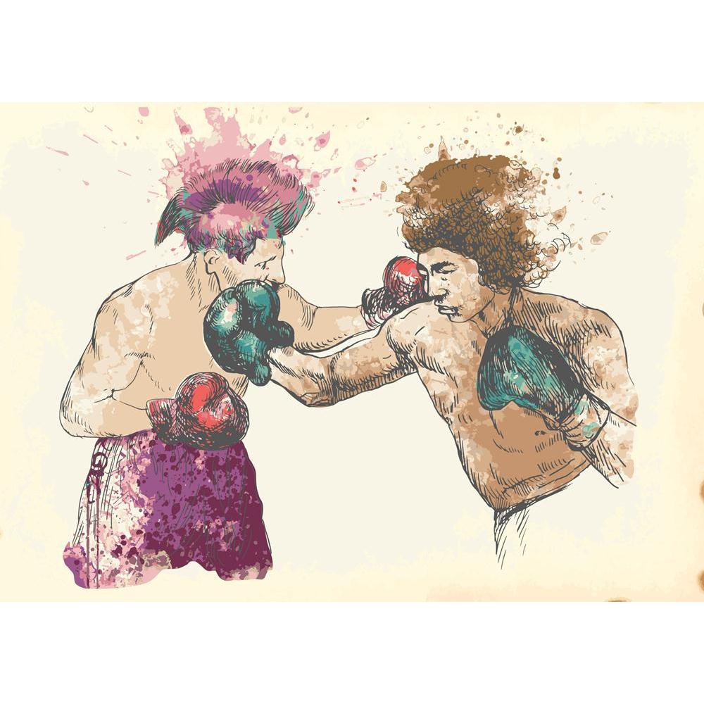 Boxing Men Canvas Painting Synthetic Frame-Paintings MDF Framing-AFF_FR-IC 5001678 IC 5001678, Ancient, Art and Paintings, Drawing, Entertainment, Historical, Illustrations, Love, Medieval, Romance, Sketches, Sports, Vintage, boxing, men, canvas, painting, synthetic, frame, arena, art, artistic, artwork, attack, authentic, beat, blood, blow, box, glove, boys, champion, combat, competition, craft, defense, draw, fight, fighter, fine, fitness, fun, hard, hit, hurt, illustration, knock, match, mittens, picture