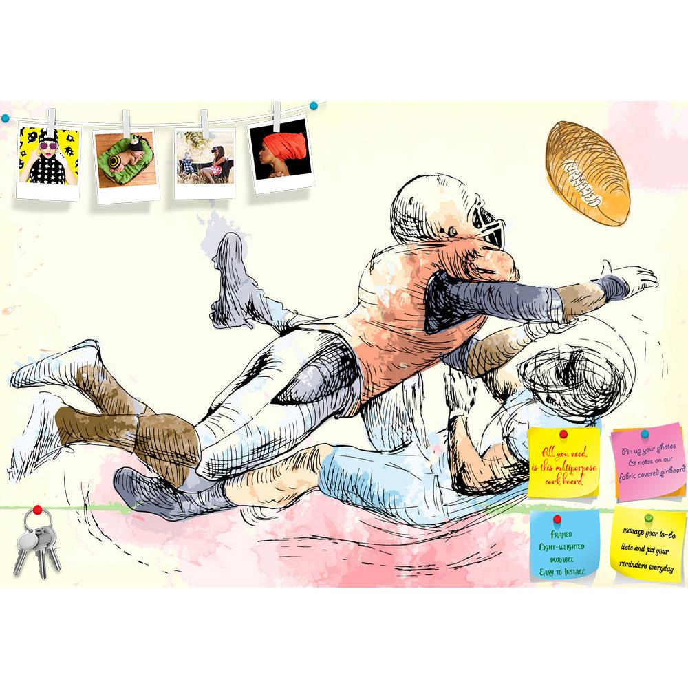 ArtzFolio American Football Players Printed Bulletin Board Notice Pin Board Soft Board | Frameless-Bulletin Boards Frameless-AZSAO16063954BLB_FL_L-Image Code 5001702 Vishnu Image Folio Pvt Ltd, IC 5001702, ArtzFolio, Bulletin Boards Frameless, Sports, Digital Art, american, football, players, printed, bulletin, board, notice, pin, soft, frameless, two, guys, mutual, scuffle, pin up board, push pin board, extra large cork board, big pin board, notice board, small bulletin board, cork board, wall notice board