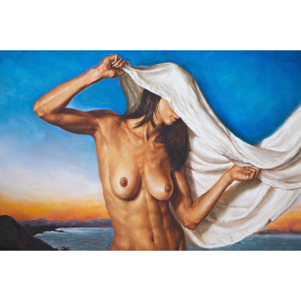 Young Woman Canvas Painting Synthetic Frame-Paintings MDF Framing-AFF_FR-IC 5001704 IC 5001704, Art and Paintings, Hobbies, Paintings, People, young, woman, canvas, painting, synthetic, frame, art, artist, brush, color, easel, hobby, indoors, man, oil, paint, painter, paints, palette, talent, artzfolio, wall decor for living room, wall frames for living room, frames for living room, wall art, canvas painting, wall frame, scenery, panting, paintings for living room, framed wall art, wall painting, scenery pa
