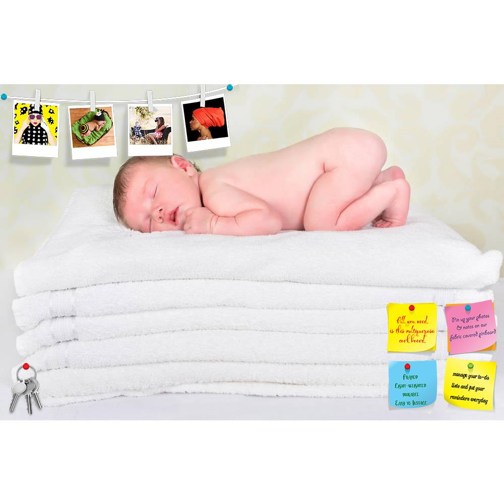 ArtzFolio Little Newborn Baby Sleeping Printed Bulletin Board Notice Pin Board Soft Board | Frameless-Bulletin Boards Frameless-AZSAO16113219BLB_FL_L-Image Code 5001706 Vishnu Image Folio Pvt Ltd, IC 5001706, ArtzFolio, Bulletin Boards Frameless, Kids, Photography, little, newborn, baby, sleeping, printed, bulletin, board, notice, pin, soft, frameless, stack, white, towels, pin up board, push pin board, extra large cork board, big pin board, notice board, small bulletin board, cork board, wall notice board,