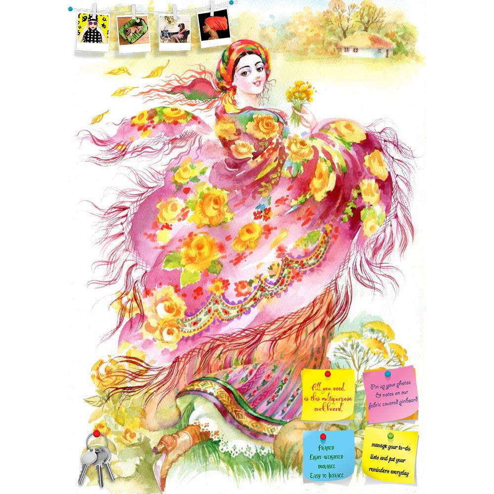 ArtzFolio Young Woman With Shawl Printed Bulletin Board Notice Pin Board Soft Board | Frameless-Bulletin Boards Frameless-AZSAO16118655BLB_FL_L-Image Code 5001707 Vishnu Image Folio Pvt Ltd, IC 5001707, ArtzFolio, Bulletin Boards Frameless, Figurative, Fine Art Reprint, young, woman, with, shawl, printed, bulletin, board, notice, pin, soft, frameless, pin up board, push pin board, extra large cork board, big pin board, notice board, small bulletin board, cork board, wall notice board, giant cork board, bull