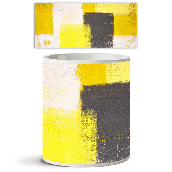 Abstract Art Artwork Ceramic Coffee Tea Mug Inside White-Coffee Mugs-MUG-IC 5001709 IC 5001709, Abstract Expressionism, Abstracts, Art and Paintings, Black and White, Decorative, Modern Art, Paintings, Semi Abstract, Signs, Signs and Symbols, White, abstract, art, artwork, ceramic, coffee, tea, mug, inside, painting, modern, contemporary, acrylic, background, decor, design, gallery, grey, horizontal, image, interior, lines, squares, vertical, wall, yellow, artzfolio, coffee mugs, custom coffee mugs, promoti