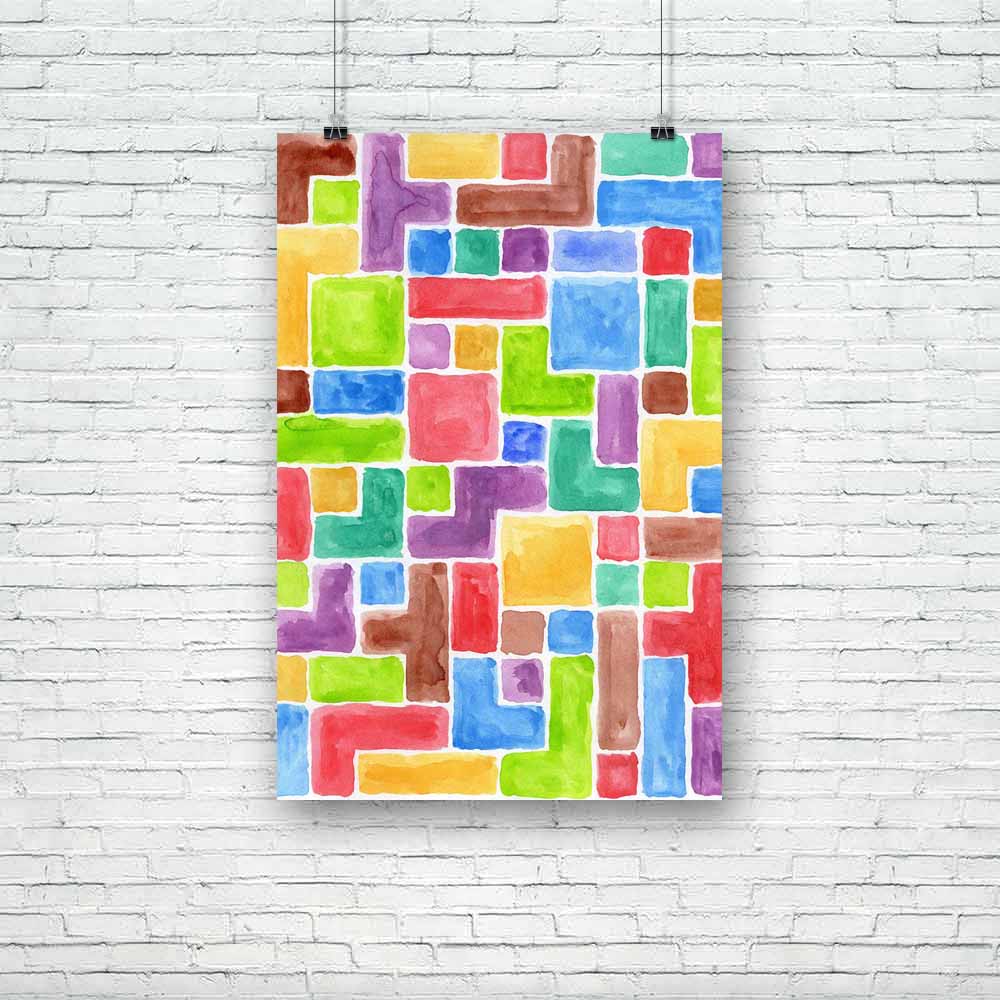Abstract Artwork D67 Unframed Paper Poster - Paper Posters Unframed - ArtzFolio.com