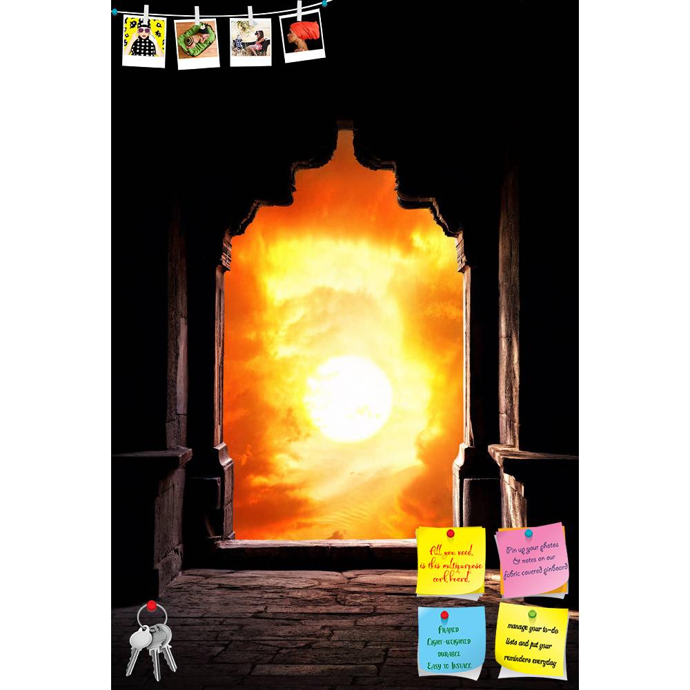 ArtzFolio Orange Sunset View From Temple Printed Bulletin Board Notice Pin Board Soft Board | Frameless-Bulletin Boards Frameless-AZSAO16195983BLB_FL_L-Image Code 5001725 Vishnu Image Folio Pvt Ltd, IC 5001725, ArtzFolio, Bulletin Boards Frameless, Places, Traditional, Photography, orange, sunset, view, from, temple, printed, bulletin, board, notice, pin, soft, frameless, indian, arch, silhouette, old, dramatic, sky, background, free, space, text, pin up board, push pin board, extra large cork board, big pi