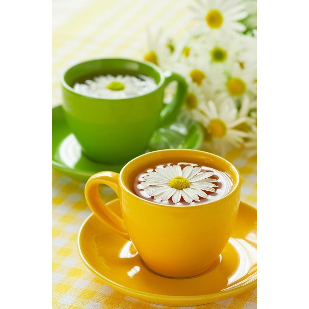 Photo of Herbal Chamomile Tea In A Yellow Cup Canvas Painting Synthetic Frame-Paintings MDF Framing-AFF_FR-IC 5001729 IC 5001729, Beverage, Black and White, Botanical, Cuisine, Floral, Flowers, Food, Food and Beverage, Food and Drink, Health, Nature, Scenic, White, photo, of, herbal, chamomile, tea, in, a, yellow, cup, canvas, painting, synthetic, frame, alternative, camomile, daisies, drink, flavor, flora, fragrant, green, healing, healthy, heat, herb, hot, medical, medicinal, natural, officinalis, plant, 