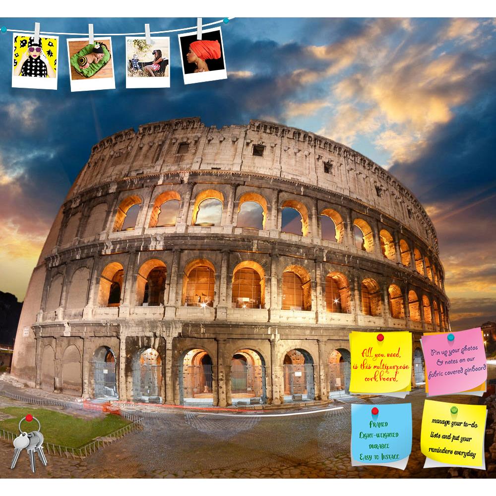 ArtzFolio Autumn Sunset In Rome Italy Printed Bulletin Board Notice Pin Board Soft Board | Frameless-Bulletin Boards Frameless-AZSAO16240758BLB_FL_L-Image Code 5001730 Vishnu Image Folio Pvt Ltd, IC 5001730, ArtzFolio, Bulletin Boards Frameless, Places, Photography, autumn, sunset, in, rome, italy, printed, bulletin, board, notice, pin, soft, frameless, wonderful, view, colosseum, all, its, magnificience, pin up board, push pin board, extra large cork board, big pin board, notice board, small bulletin board