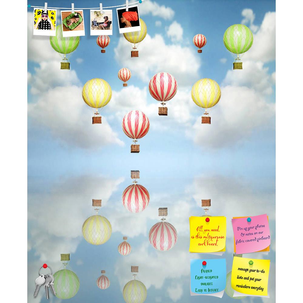 ArtzFolio Hot Air Balloon In The Sky Printed Bulletin Board Notice Pin Board Soft Board | Frameless-Bulletin Boards Frameless-AZSAO16272048BLB_FL_L-Image Code 5001740 Vishnu Image Folio Pvt Ltd, IC 5001740, ArtzFolio, Bulletin Boards Frameless, Conceptual, Kids, Digital Art, hot, air, balloon, in, the, sky, printed, bulletin, board, notice, pin, soft, frameless, beautiful, abstract, artistic, background, many, colorful, its, reflection, above, pin up board, push pin board, extra large cork board, big pin bo