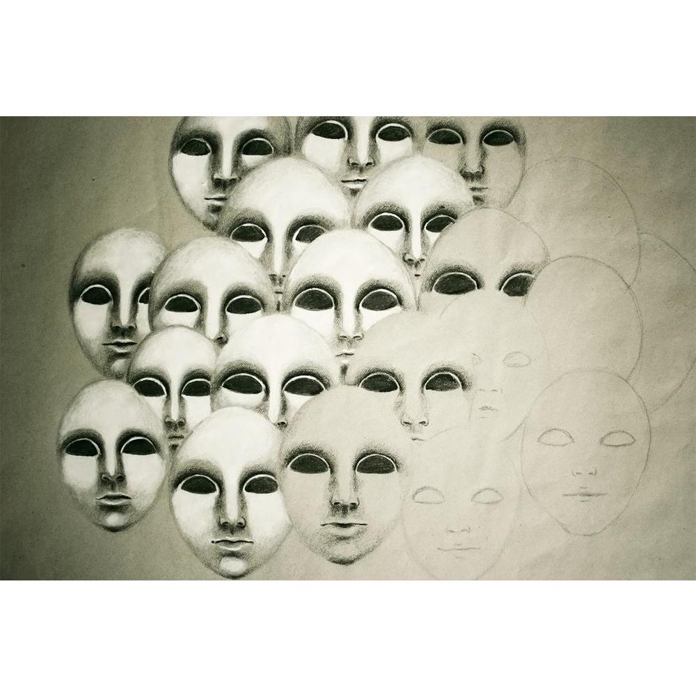 ArtzFolio Masks Unframed Paper Poster-Paper Posters Unframed-AZART16289631POS_UN_L-Image Code 5001741 Vishnu Image Folio Pvt Ltd, IC 5001741, ArtzFolio, Paper Posters Unframed, Conceptual, Vintage, Digital Art, masks, unframed, paper, poster, wall, large, size, for, living, room, home, decoration, big, framed, decor, posters, pitaara, box, modern, art, with, frame, bedroom, amazonbasics, door, drawing, small, decorative, office, reception, multiple, friends, images, reprints, reprint, kids, bathroom, design