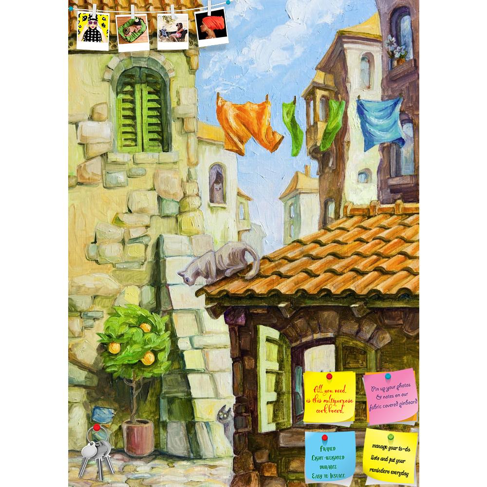 ArtzFolio Cats In The Old Mediterranean City Printed Bulletin Board Notice Pin Board Soft Board | Frameless-Bulletin Boards Frameless-AZSAO16301670BLB_FL_L-Image Code 5001742 Vishnu Image Folio Pvt Ltd, IC 5001742, ArtzFolio, Bulletin Boards Frameless, Places, Fine Art Reprint, cats, in, the, old, mediterranean, city, printed, bulletin, board, notice, pin, soft, frameless, different, various, pin up board, push pin board, extra large cork board, big pin board, notice board, small bulletin board, cork board,