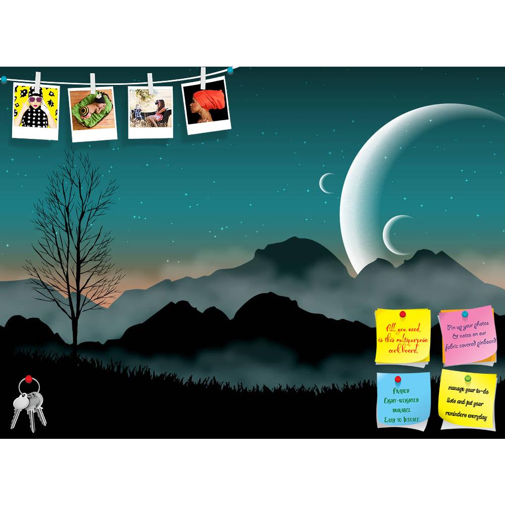 ArtzFolio Space Night Sky With Mountains & Close Planets Printed Bulletin Board Notice Pin Board Soft Board | Frameless-Bulletin Boards Frameless-AZSAO16326498BLB_FL_L-Image Code 5001746 Vishnu Image Folio Pvt Ltd, IC 5001746, ArtzFolio, Bulletin Boards Frameless, Fantasy, Digital Art, space, night, sky, with, mountains, close, planets, printed, bulletin, board, notice, pin, soft, frameless, sf, silhouette, pin up board, push pin board, extra large cork board, big pin board, notice board, small bulletin boa
