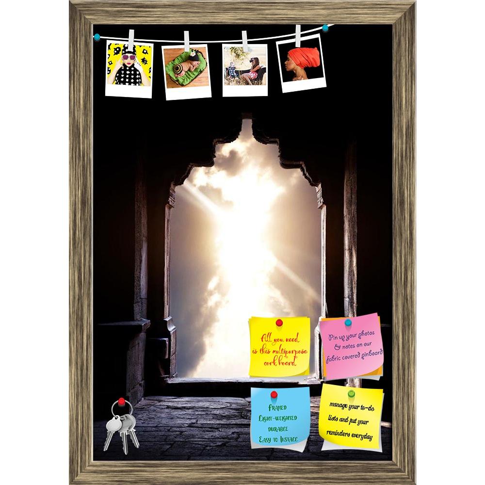 ArtzFolio Sunset at the Temple Printed Bulletin Board Notice Pin Board Soft Board | Framed-Bulletin Boards Framed-AZSAO16335046BLB_FR_L-Image Code 5001751 Vishnu Image Folio Pvt Ltd, IC 5001751, ArtzFolio, Bulletin Boards Framed, Places, Traditional, Photography, sunset, at, the, temple, printed, bulletin, board, notice, pin, soft, framed, indian, arch, silhouette, old, dramatic, dark, blue, sky, background, free, space, text, pin up board, push pin board, extra large cork board, big pin board, notice board