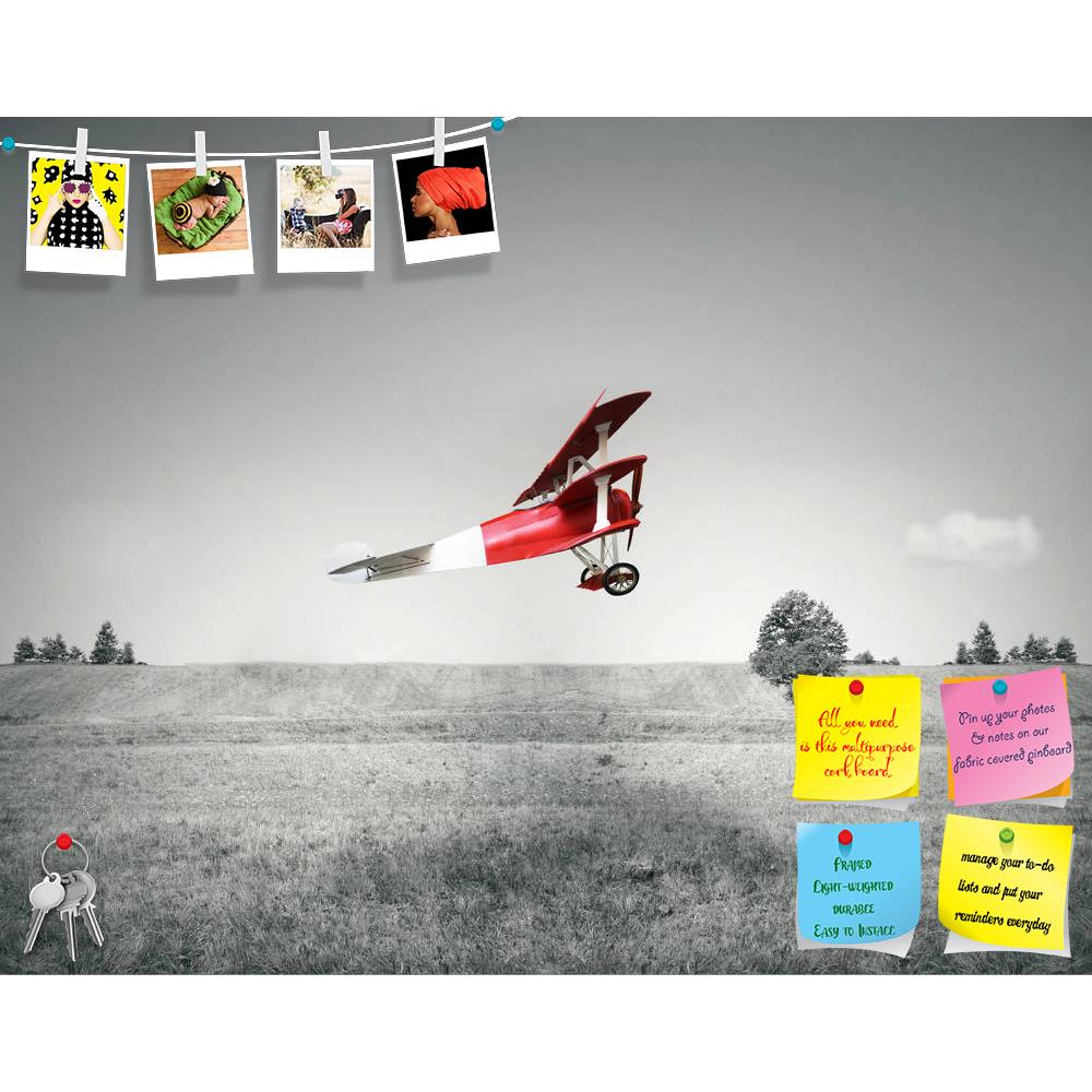 ArtzFolio Fantasy Flight Printed Bulletin Board Notice Pin Board Soft Board | Frameless-Bulletin Boards Frameless-AZSAO16374716BLB_FL_L-Image Code 5001754 Vishnu Image Folio Pvt Ltd, IC 5001754, ArtzFolio, Bulletin Boards Frameless, Automobiles, Photography, fantasy, flight, printed, bulletin, board, notice, pin, soft, frameless, old, red, airplane, flying, field, sky, black, white, pin up board, push pin board, extra large cork board, big pin board, notice board, small bulletin board, cork board, wall noti