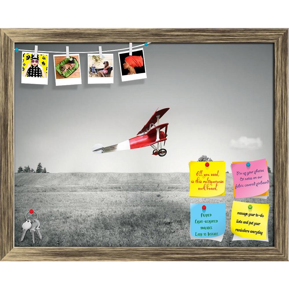 ArtzFolio Fantasy Flight Printed Bulletin Board Notice Pin Board Soft Board | Framed-Bulletin Boards Framed-AZSAO16374716BLB_FR_L-Image Code 5001754 Vishnu Image Folio Pvt Ltd, IC 5001754, ArtzFolio, Bulletin Boards Framed, Automobiles, Photography, fantasy, flight, printed, bulletin, board, notice, pin, soft, framed, old, red, airplane, flying, field, sky, black, white, pin up board, push pin board, extra large cork board, big pin board, notice board, small bulletin board, cork board, wall notice board, gi