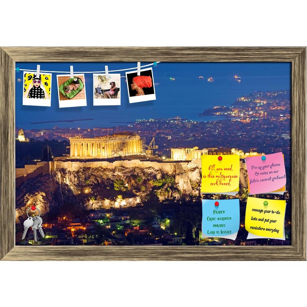 ArtzFolio The Acropolis At Night Printed Bulletin Board Notice Pin Board Soft Board | Framed-Bulletin Boards Framed-AZSAO16380591BLB_FR_L-Image Code 5001755 Vishnu Image Folio Pvt Ltd, IC 5001755, ArtzFolio, Bulletin Boards Framed, Places, Photography, the, acropolis, at, night, printed, bulletin, board, notice, pin, soft, framed, athens, lycabettus, dawn, sunset, lights, parthenon, city, skyline, citylights, cityscape, view, lykavittos, greece, crisis, euro, europe, architecture, buildings, by, shot, stree