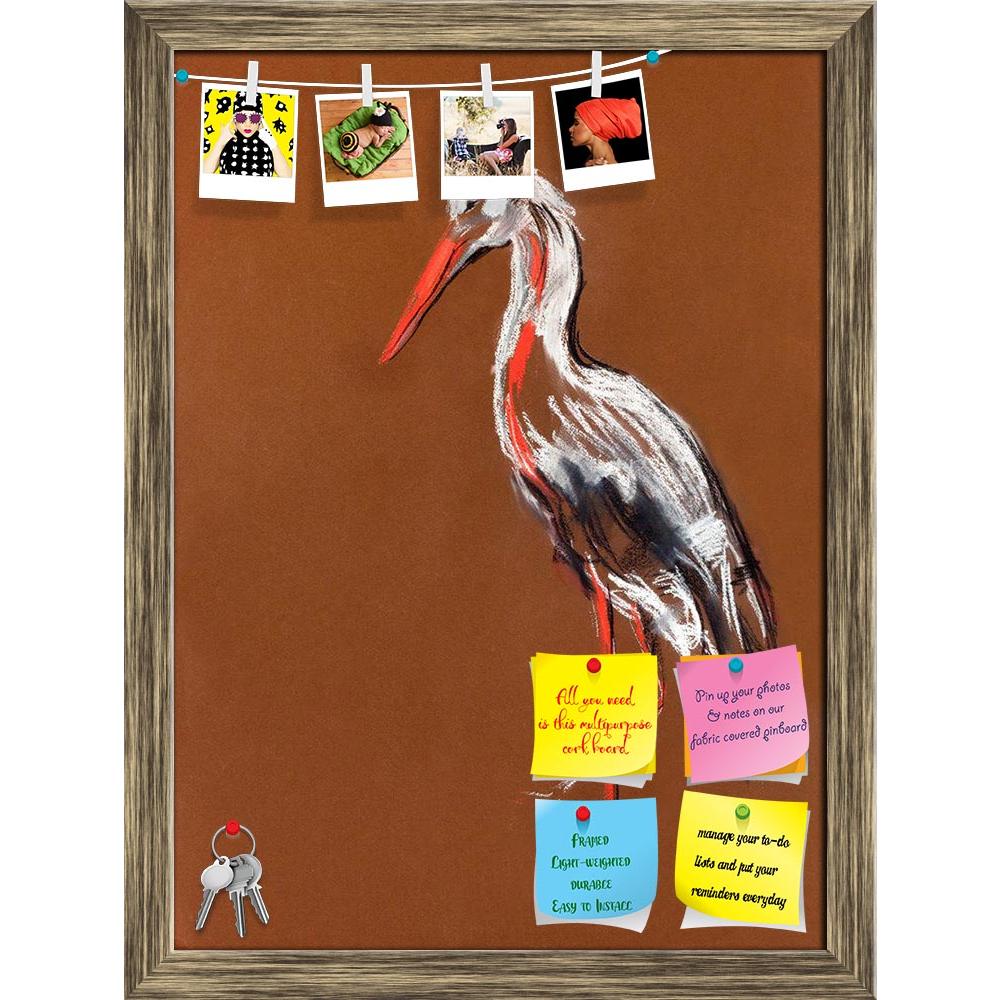 ArtzFolio Stork Printed Bulletin Board Notice Pin Board Soft Board | Framed-Bulletin Boards Framed-AZSAO16392356BLB_FR_L-Image Code 5001757 Vishnu Image Folio Pvt Ltd, IC 5001757, ArtzFolio, Bulletin Boards Framed, Birds, Fine Art Reprint, stork, printed, bulletin, board, notice, pin, soft, framed, original, pastel, hand, drawn, painting, working, sketch, stork.free, composition, pin up board, push pin board, extra large cork board, big pin board, notice board, small bulletin board, cork board, wall notice 