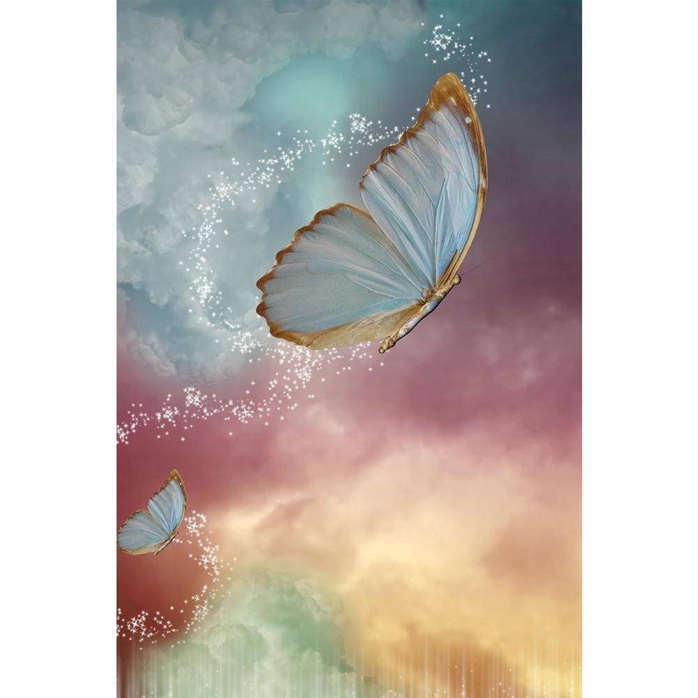 ArtzFolio Big Butterflies In The Sky With Fantasy Sky Unframed Paper Poster-Paper Posters Unframed-AZART16417856POS_UN_L-Image Code 5001762 Vishnu Image Folio Pvt Ltd, IC 5001762, ArtzFolio, Paper Posters Unframed, Fantasy, Kids, Digital Art, big, butterflies, in, the, sky, with, unframed, paper, poster, wall, large, size, for, living, room, home, decoration, framed, decor, posters, pitaara, box, modern, art, frame, bedroom, amazonbasics, door, drawing, small, decorative, office, reception, multiple, friend