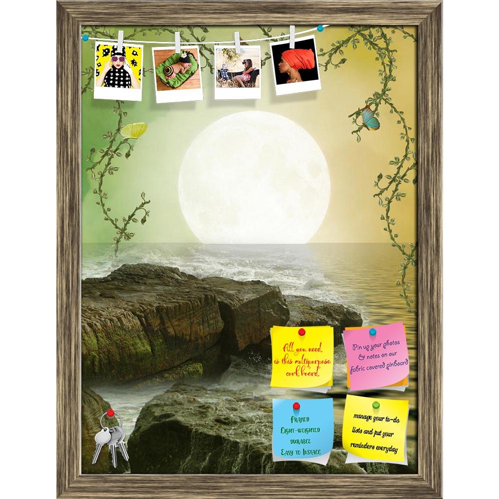 ArtzFolio Fantasy Landscape With Stones In The Sea Printed Bulletin Board Notice Pin Board Soft Board | Framed-Bulletin Boards Framed-AZSAO16417868BLB_FR_L-Image Code 5001764 Vishnu Image Folio Pvt Ltd, IC 5001764, ArtzFolio, Bulletin Boards Framed, Fantasy, Kids, Landscapes, Digital Art, landscape, with, stones, in, the, sea, printed, bulletin, board, notice, pin, soft, framed, pin up board, push pin board, extra large cork board, big pin board, notice board, small bulletin board, cork board, wall notice b