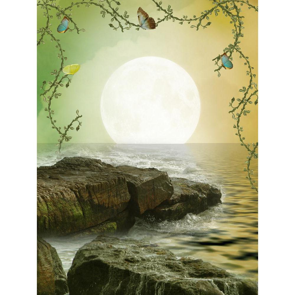 Fantasy Landscape With Stones In The Sea Canvas Painting Synthetic Frame-Paintings MDF Framing-AFF_FR-IC 5001764 IC 5001764, Ancient, Art and Paintings, Books, Digital, Digital Art, Fantasy, Graphic, Historical, Landscapes, Marble and Stone, Medieval, Nature, Scenic, Vintage, landscape, with, stones, in, the, sea, canvas, painting, synthetic, frame, amazing, art, backdrops, background, butterflies, cloud, dream, dreamy, fae, fairy, fairytale, fantastic, magic, manipulation, mist, misty, moon, outdoor, peace
