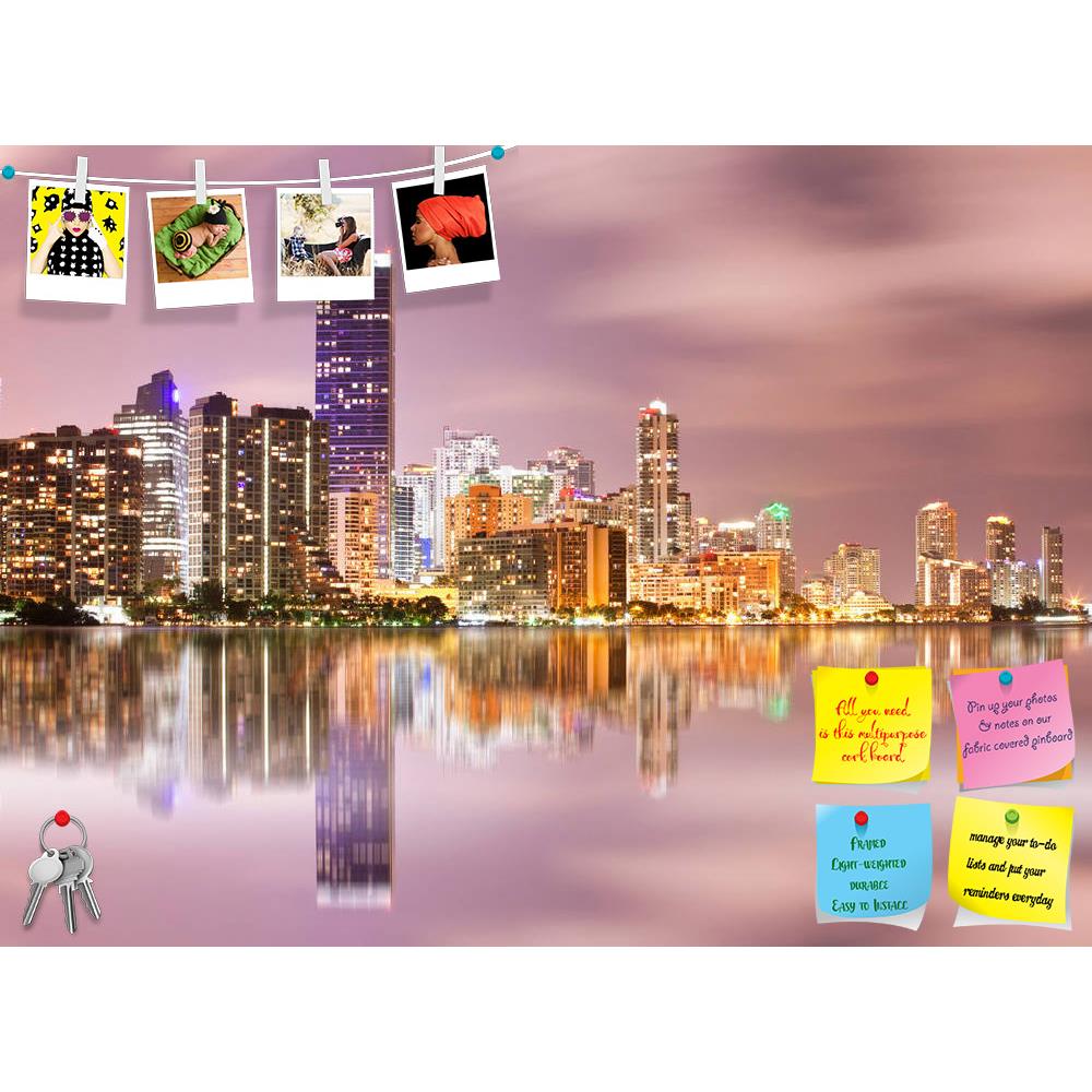 ArtzFolio Cityscape of Miami Florida, USA Printed Bulletin Board Notice Pin Board Soft Board | Frameless-Bulletin Boards Frameless-AZSAO16429304BLB_FL_L-Image Code 5001766 Vishnu Image Folio Pvt Ltd, IC 5001766, ArtzFolio, Bulletin Boards Frameless, Places, Photography, cityscape, of, miami, florida, usa, printed, bulletin, board, notice, pin, soft, frameless, illuminated, downtown, buildings, apartment, architecture, atlantic, ocean, bay, biscayne, blue, bright, brightly, lit, building, exterior, built, st