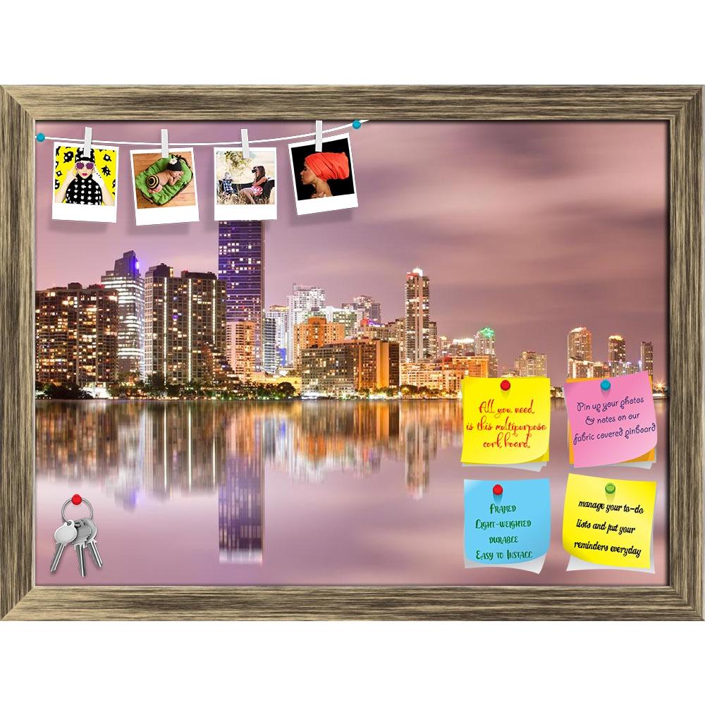 ArtzFolio Cityscape of Miami Florida, USA Printed Bulletin Board Notice Pin Board Soft Board | Framed-Bulletin Boards Framed-AZSAO16429304BLB_FR_L-Image Code 5001766 Vishnu Image Folio Pvt Ltd, IC 5001766, ArtzFolio, Bulletin Boards Framed, Places, Photography, cityscape, of, miami, florida, usa, printed, bulletin, board, notice, pin, soft, framed, illuminated, downtown, buildings, apartment, architecture, atlantic, ocean, bay, biscayne, blue, bright, brightly, lit, building, exterior, built, structure, bus