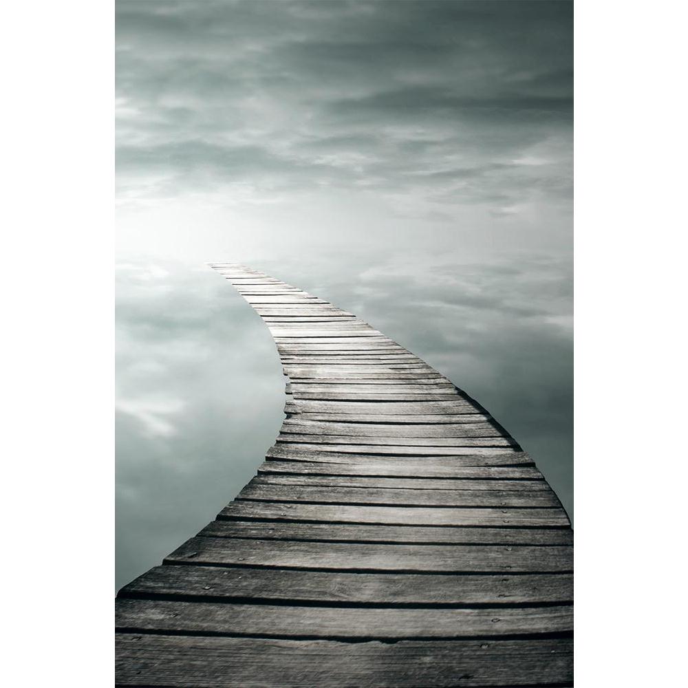 ArtzFolio Poetic Background With A Wooden Footbridge Unframed Paper Poster-Paper Posters Unframed-AZART16455772POS_UN_L-Image Code 5001768 Vishnu Image Folio Pvt Ltd, IC 5001768, ArtzFolio, Paper Posters Unframed, Conceptual, Digital Art, poetic, background, with, a, wooden, footbridge, unframed, paper, poster, wall, large, size, for, living, room, home, decoration, big, framed, decor, posters, pitaara, box, modern, art, frame, bedroom, amazonbasics, door, drawing, small, decorative, office, reception, mult