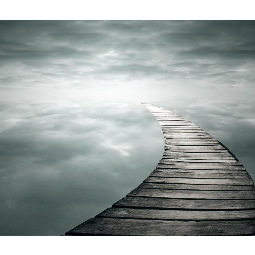 Poetic Background With A Wooden Footbridge Canvas Painting Synthetic Frame-Paintings MDF Framing-AFF_FR-IC 5001768 IC 5001768, Art and Paintings, Collages, Conceptual, Fantasy, Realism, Surrealism, poetic, background, with, a, wooden, footbridge, canvas, painting, synthetic, frame, art, artistic, beautiful, bridge, cloud, collage, composition, concept, curve, infinity, invention, inventive, light, nobody, shape, sky, surreal, surrealistic, unique, uniqueness, walking, artzfolio, wall decor for living room, 